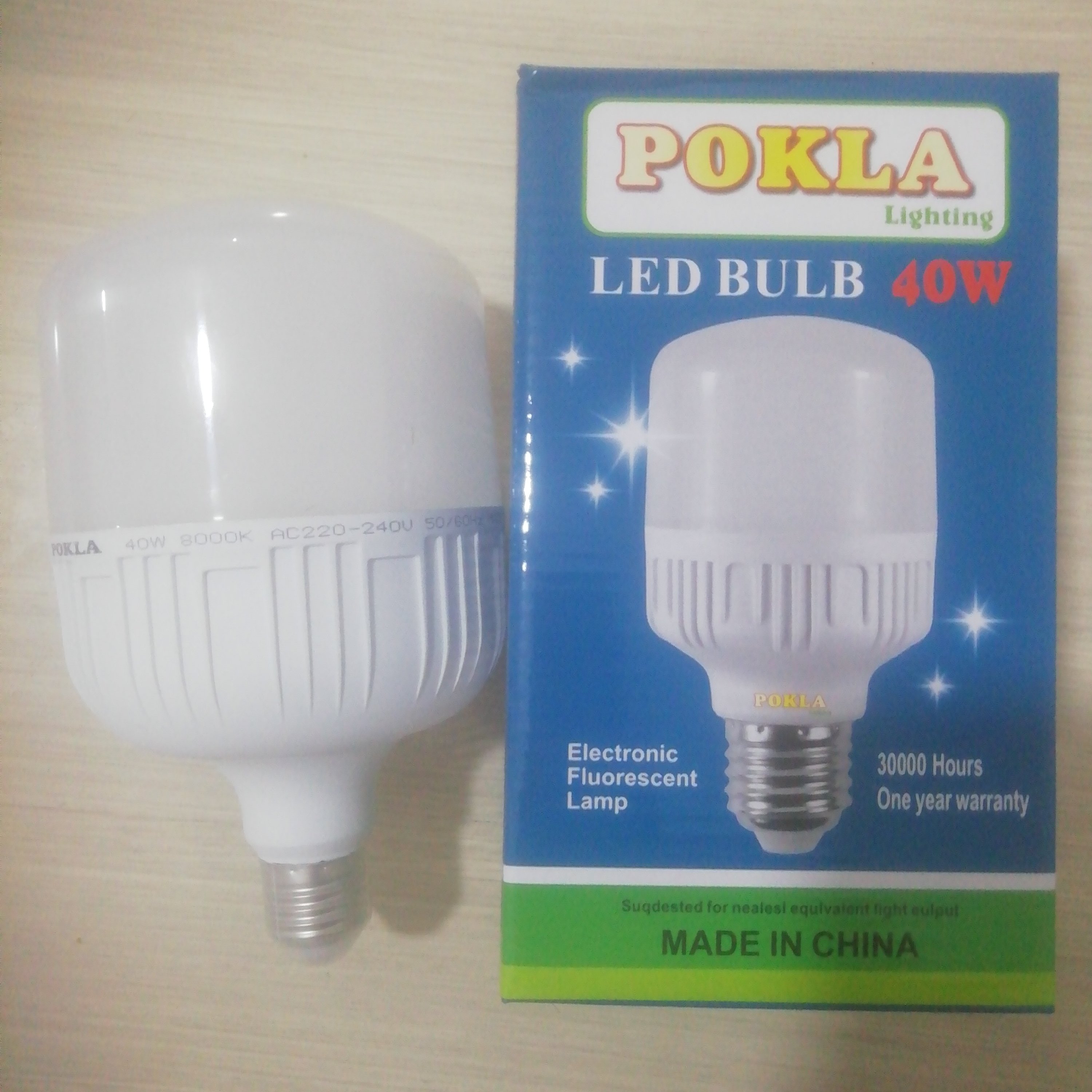 لامپ 40 وات پوکلا