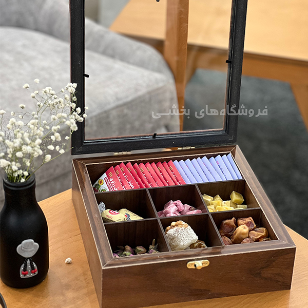 تي باکس مربع 7 خانه مدل درب قفلي