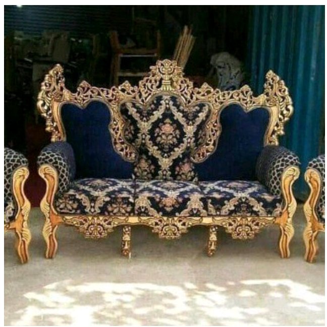 مبل 7 نفره سلطنتی همراه با جلو مبلی (هزینه ارسال با مشتری)