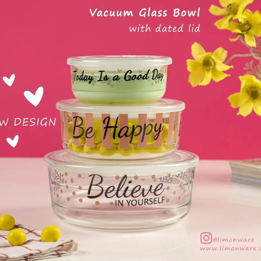 ست فریزری شیشه ای لیمون