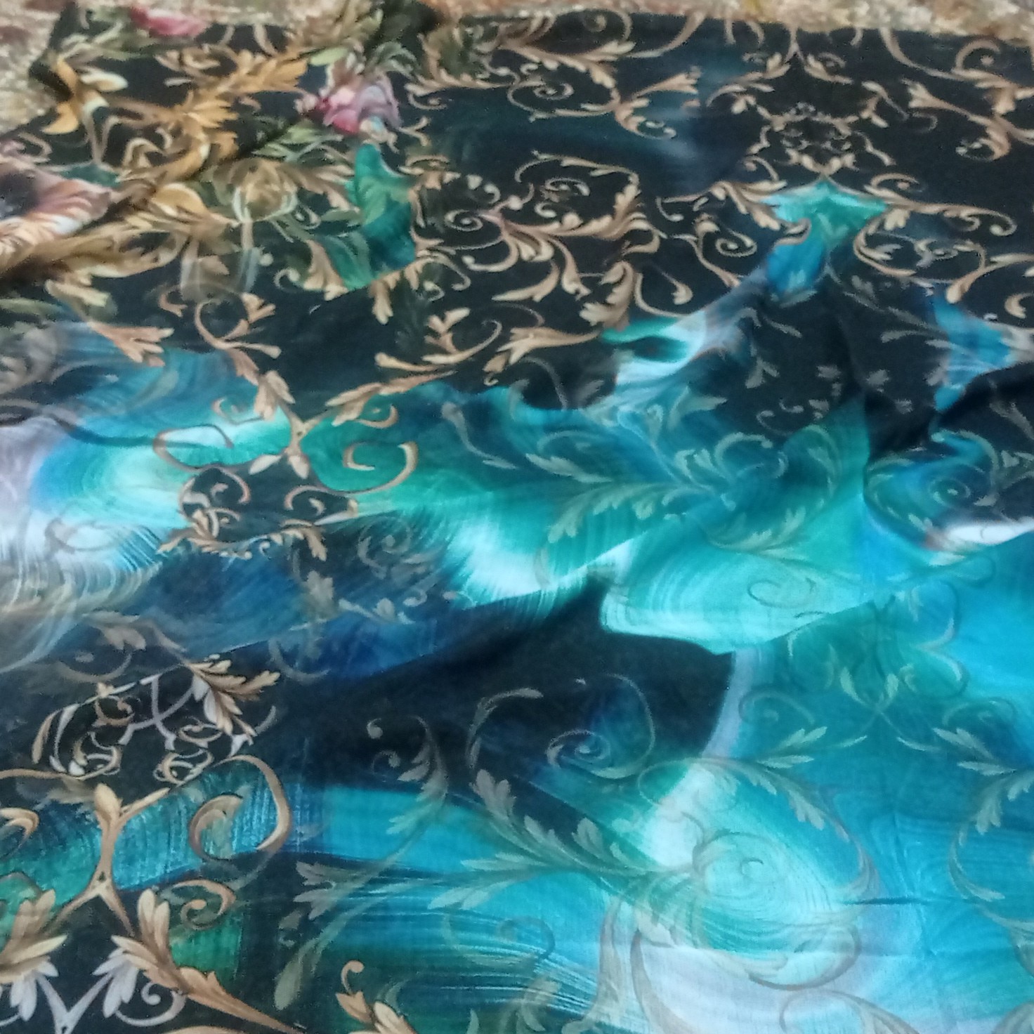 روسری کرپ حریر 55411