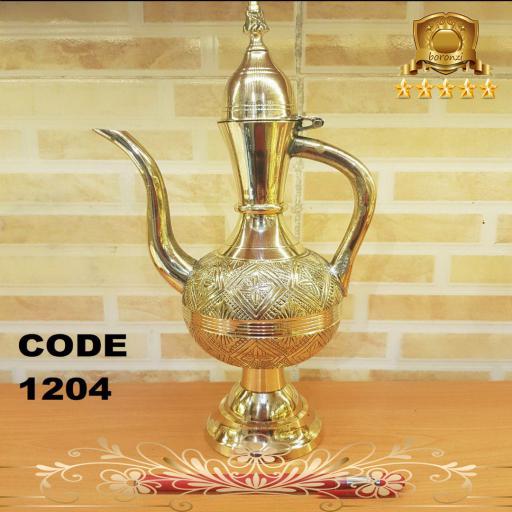 آفتابه برنجی توپی کد 1204