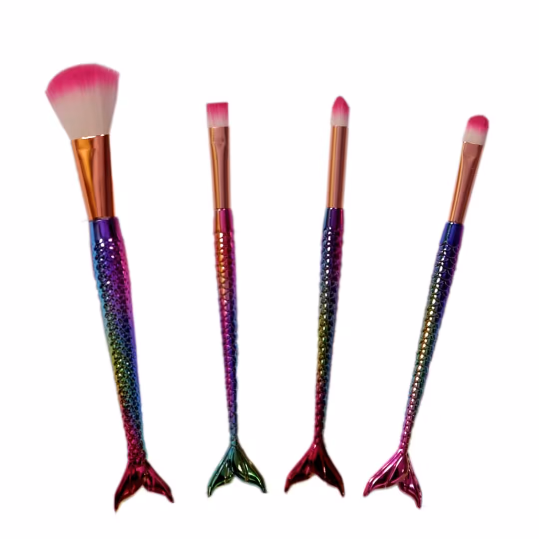 ست برس آرایشی مدل 0420 بسته 4 عددی 