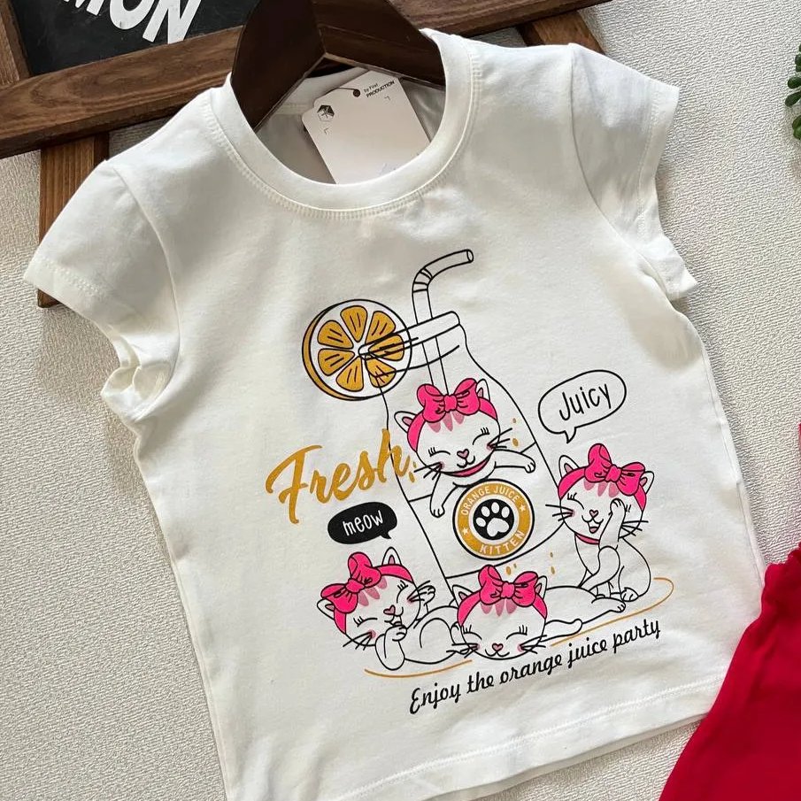 تیشرت نخ پنبه ترک گربه ها