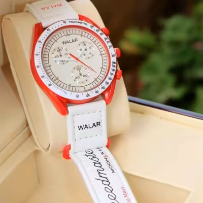 ساعت والار طرح سواچ بند چسبی موتور چین پسرانه و دخترانه