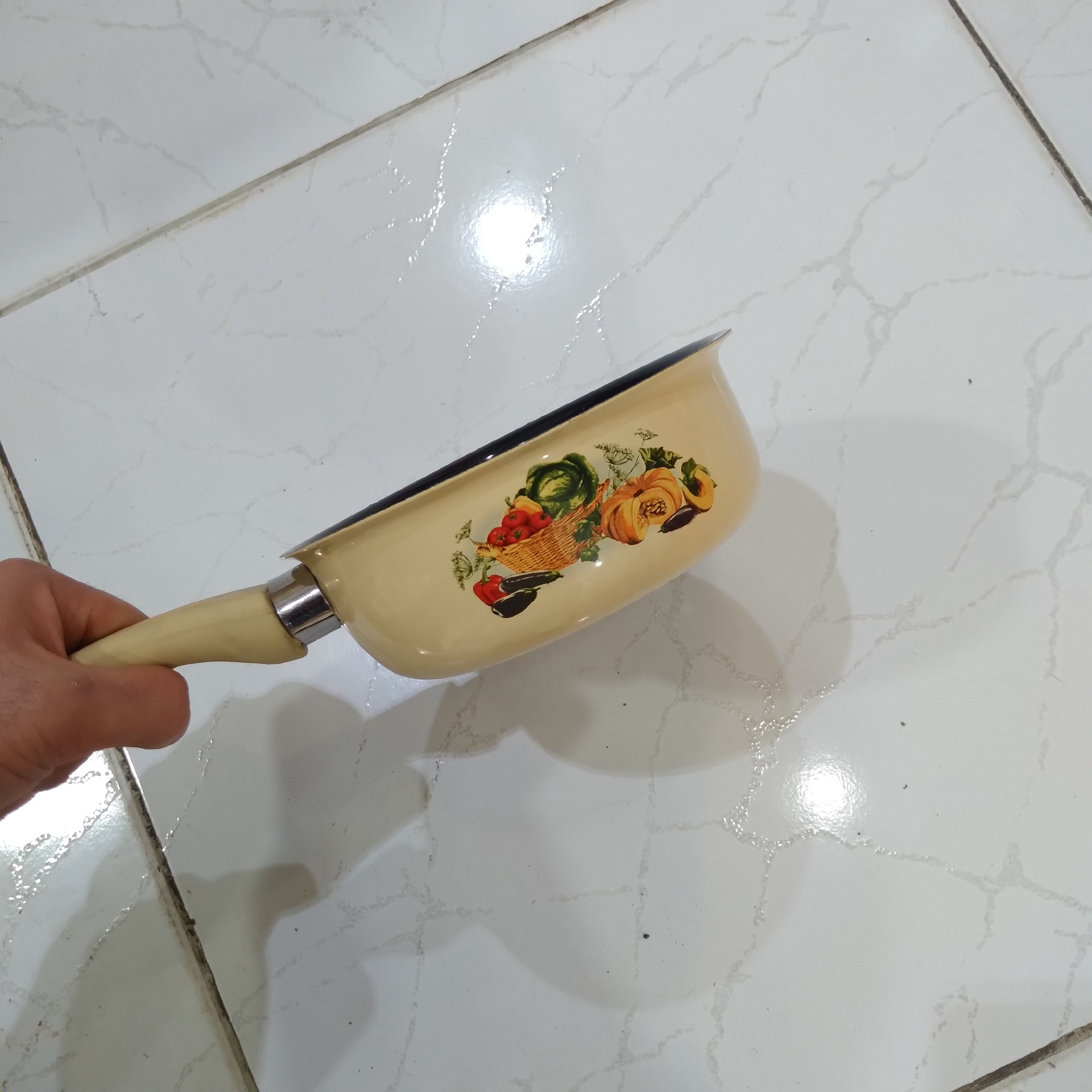 ماهی تابه لعابی روسی لعابی