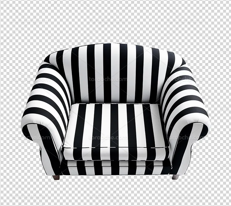 عکس PNG مبل سفید و مشکی | گرافیک با طعم تربچه