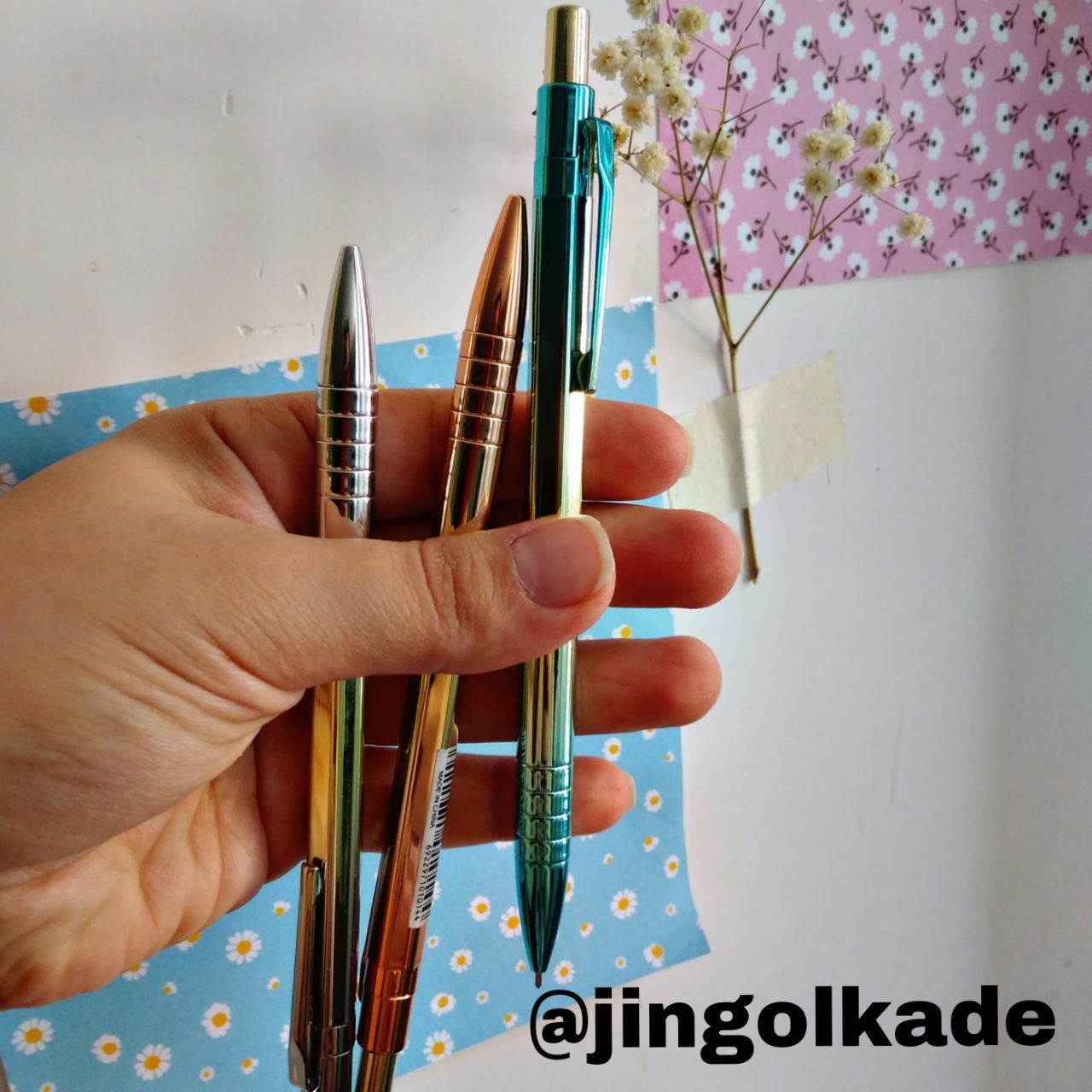 مداد اتود مداد نوکی مداد فشاری  هلوگرامی براق با رنگ بندی