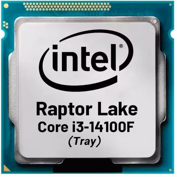 پردازنده اینتل سری Raptor Lake مدل Core i3-14100F بدون باکس