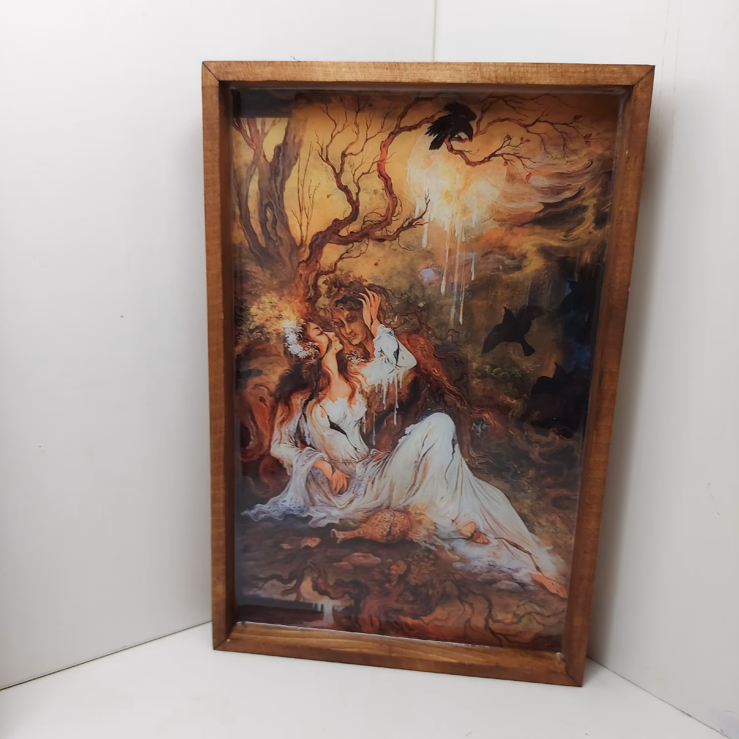 سینی چوبی دکوپاژشده