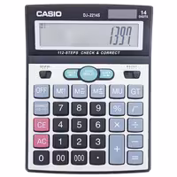 خرید ماشین حساب CASIO مدل DJ-2214S