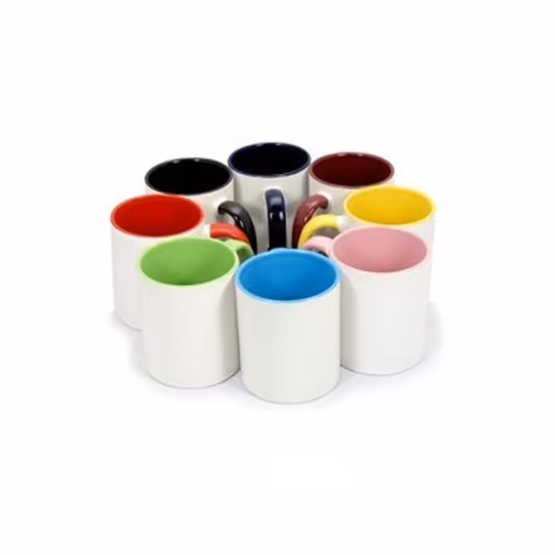 چاپ لیوان (ماگ) دسته و داخل رنگی با چاپ عکس و متن دلخواه شما