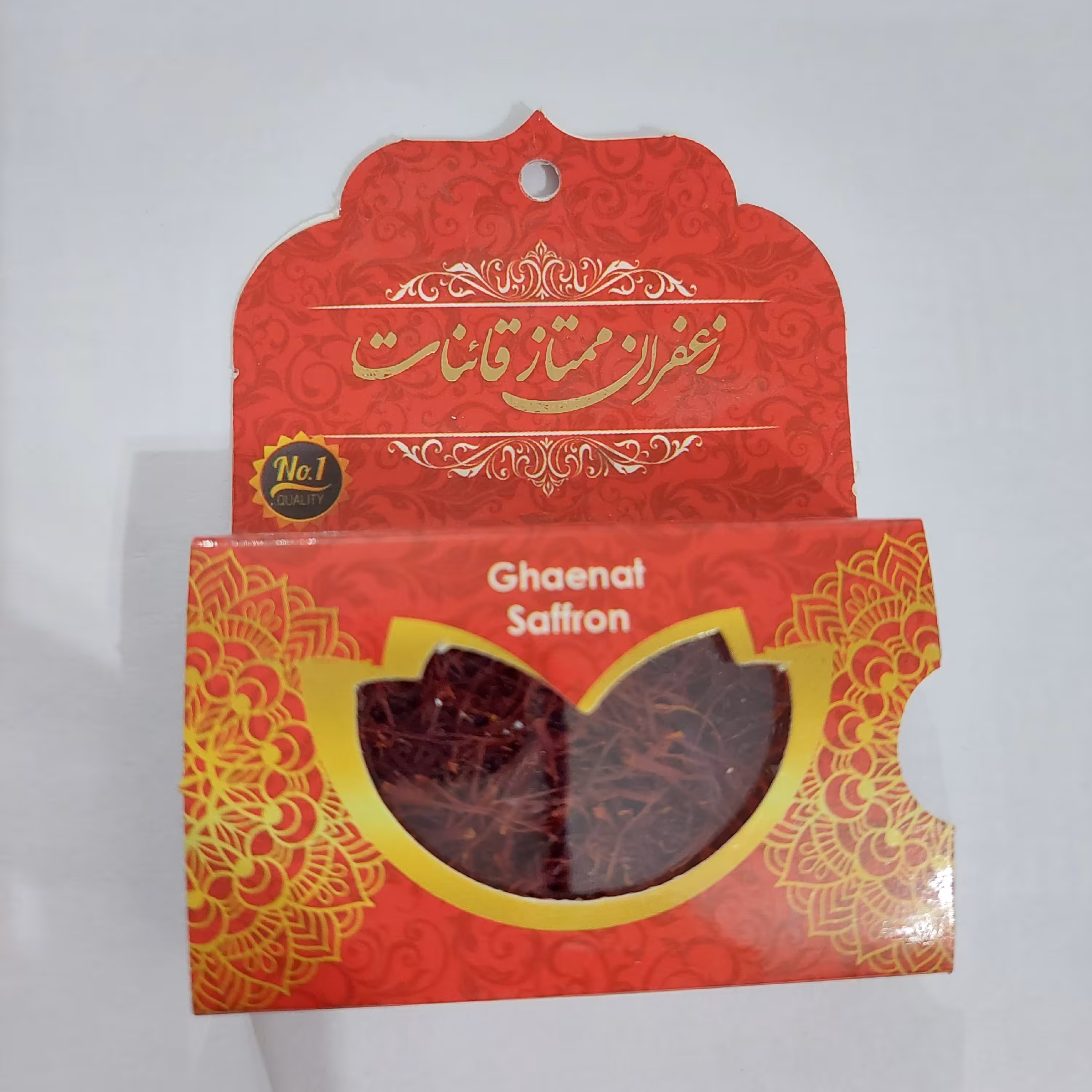 زعفران سرگل ممتاز با بسته بندی کبریتی یک گرمی