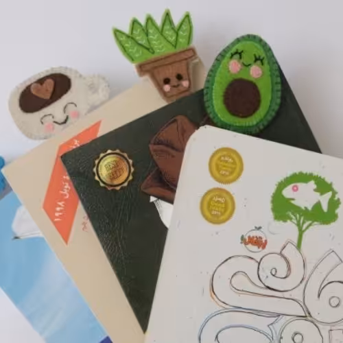 نشانگر نمدی سه عددی(بوک مارک) 