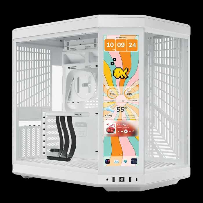 کیس گیمینگ هایت HYTE Y70 SNOW WHITE TOUCH INFINITE | فروشگاه تکاف