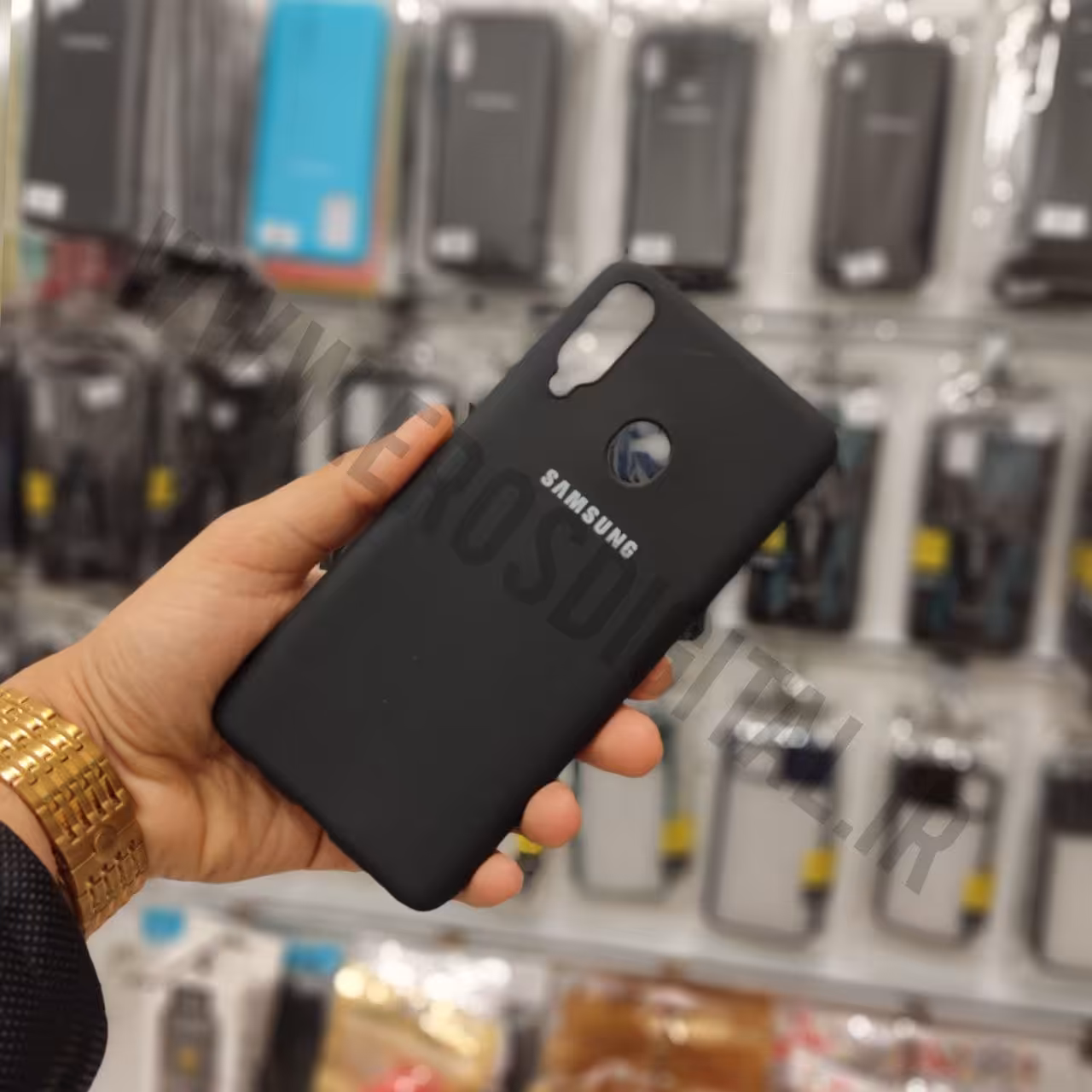 قاب سامسونگ A20s طرح سیلیکونی (TPU) - آبی-کمرنگ-آسمانی