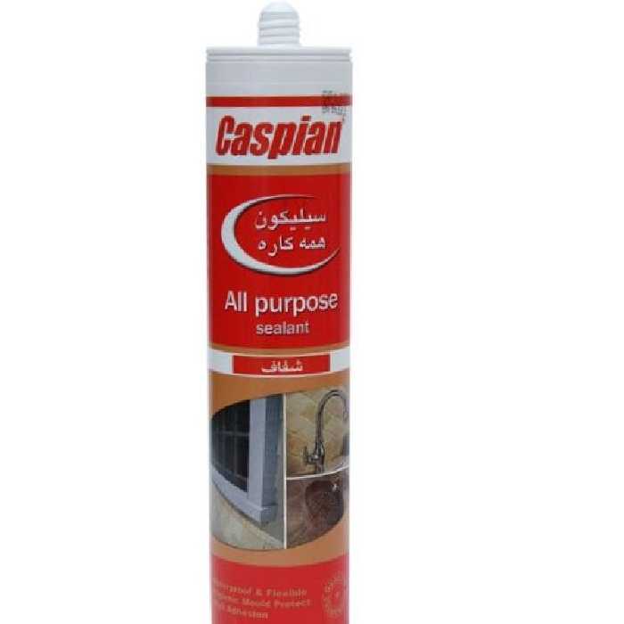چسب کاسپین 300 میل شفاف  