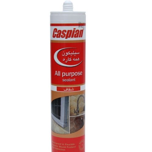 چسب کاسپین 300 میل شفاف  