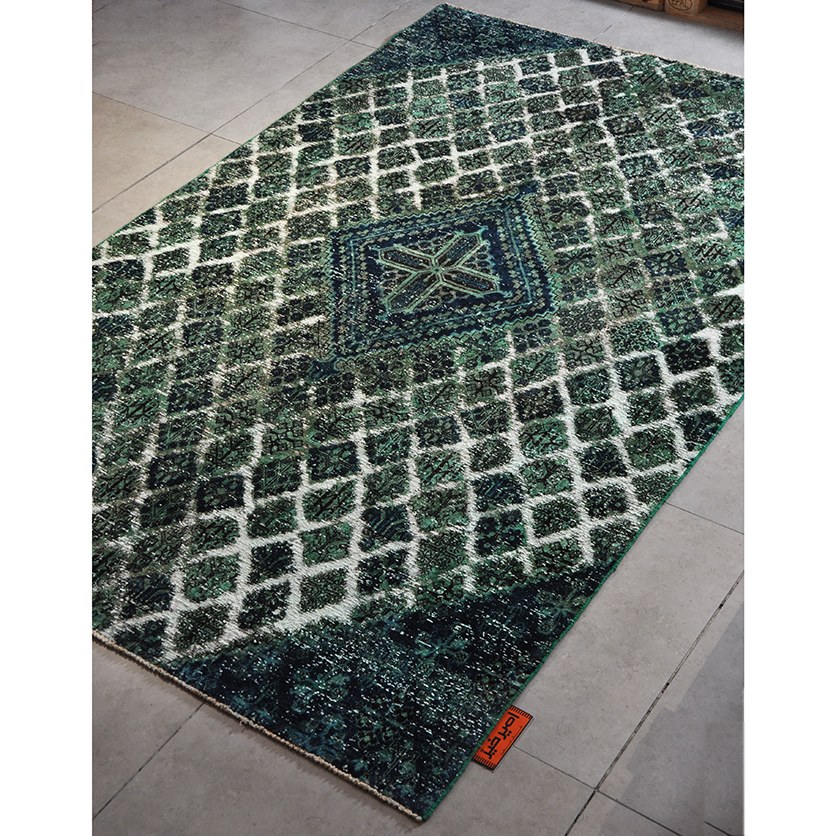 فرش دستبافت شش متری وینتیج امیرخیز 