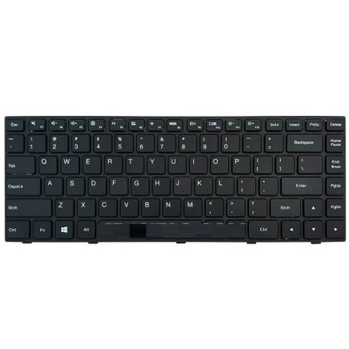 کیبورد لپ تاپ لنوو مدل IdeaPad 100S 14IBD مشکی بافریم