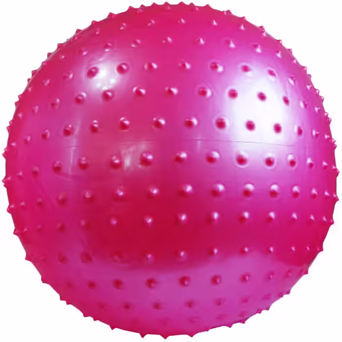 توپ پیلاتس عاج دار مدل Aerobic Ball قطر 25 سانتی متر سایز S رنگ صورتی