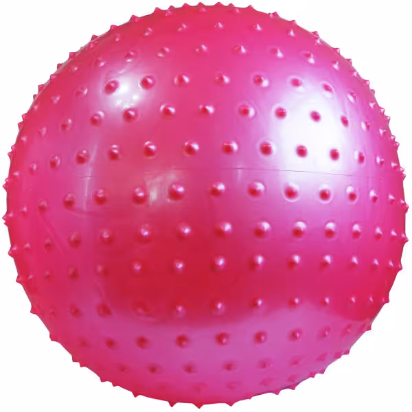 توپ پیلاتس عاج دار مدل Aerobic Ball قطر 25 سانتی متر سایز S رنگ صورتی