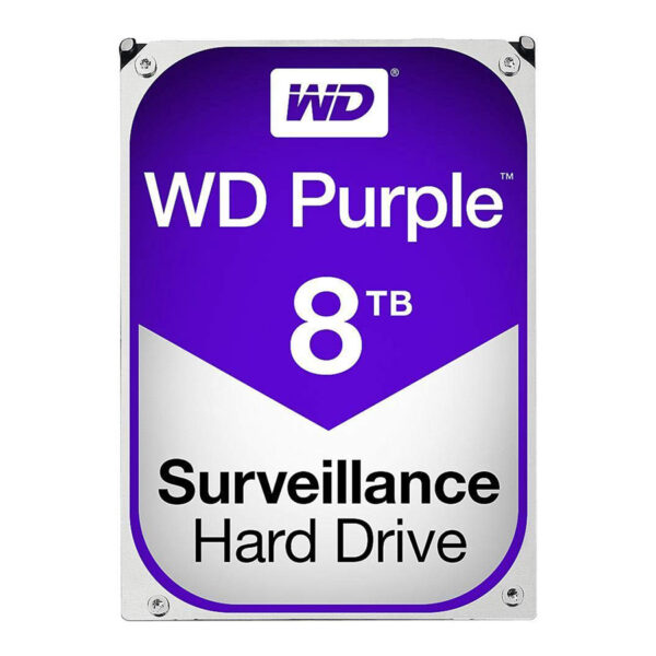 HDD WD Purple Sata 8TB WD82PURZ | هارد وسترن دیجیتال بنفش