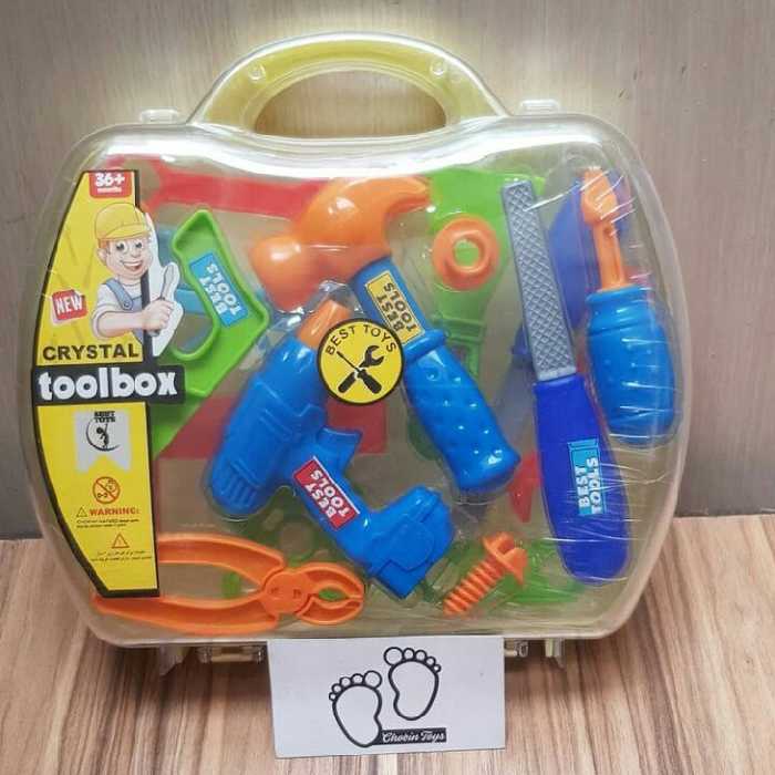 ست ابزار کیفی کریستالی