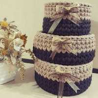 ست سه تیکه تریکو 