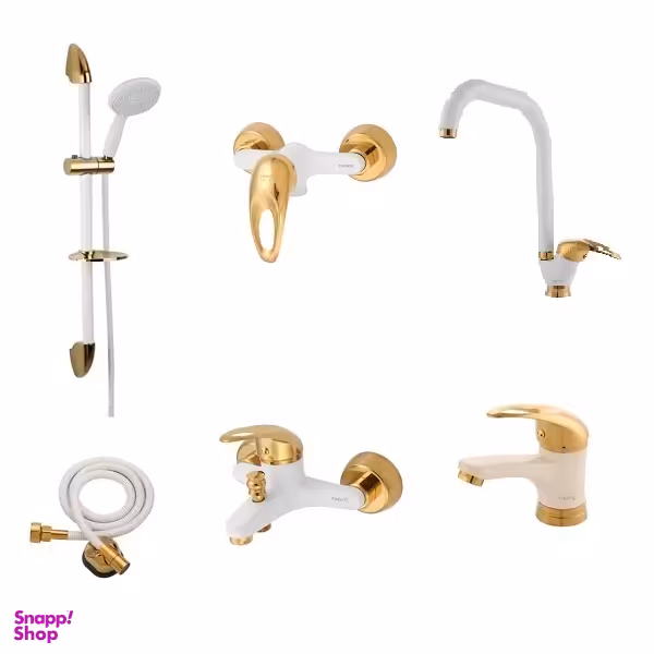 ست شیرآلات فاخته مدل اورانوس کد ST2 KH مجموعه 6 عددی