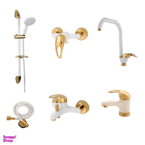 ست شیرآلات فاخته مدل اورانوس کد ST2 KH مجموعه 6 عددی