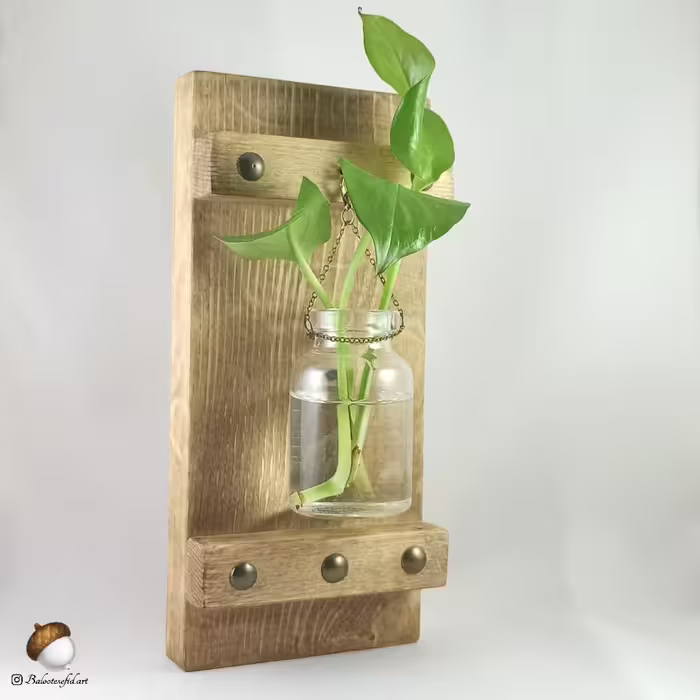 دکوری دیواری چوبی مدل حورا(ابعاد و رنگ دلخواه)