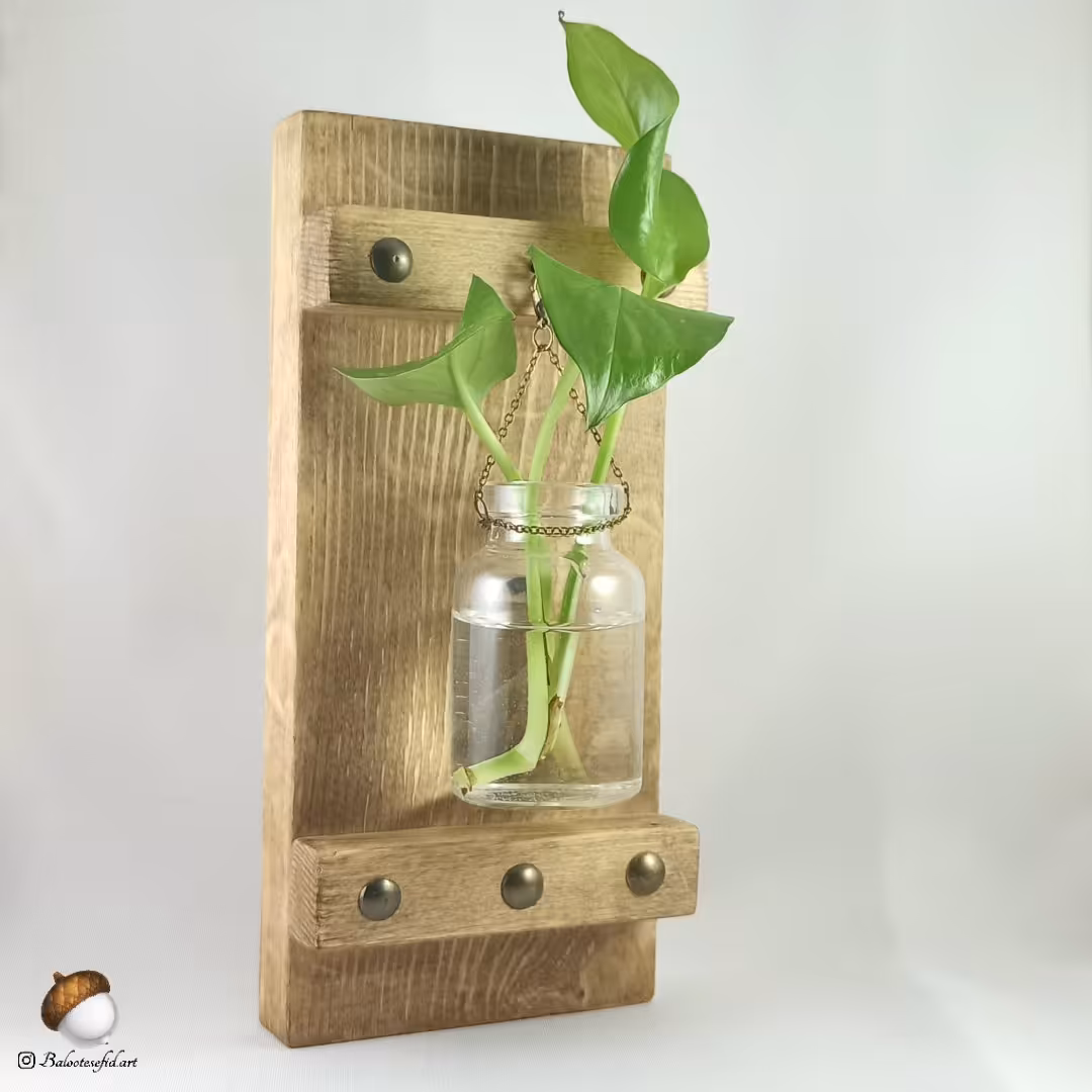 دکوری دیواری چوبی مدل حورا(ابعاد و رنگ دلخواه)