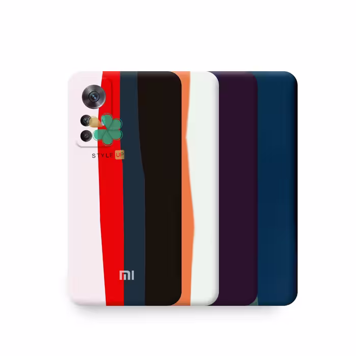 قاب سیلیکونی گوشی شیائومی Xiaomi Redmi K50 Ultra مدل رنگین کمان