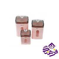 بانکه چهارگوش سایز 1 فله ای شفاف لیمون