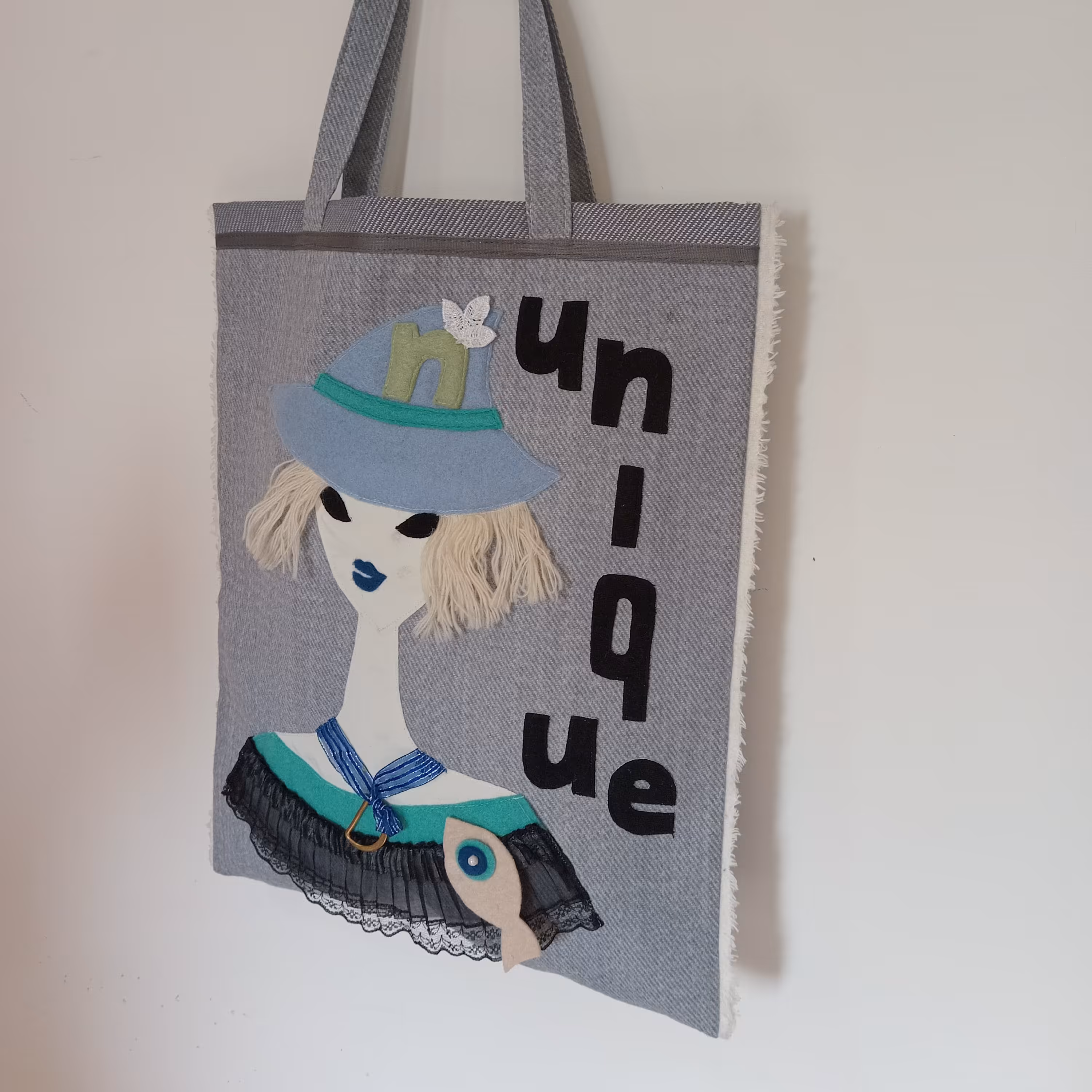 کیف  پارچه ای دخترونه فانتزی و خاص،38 در 47