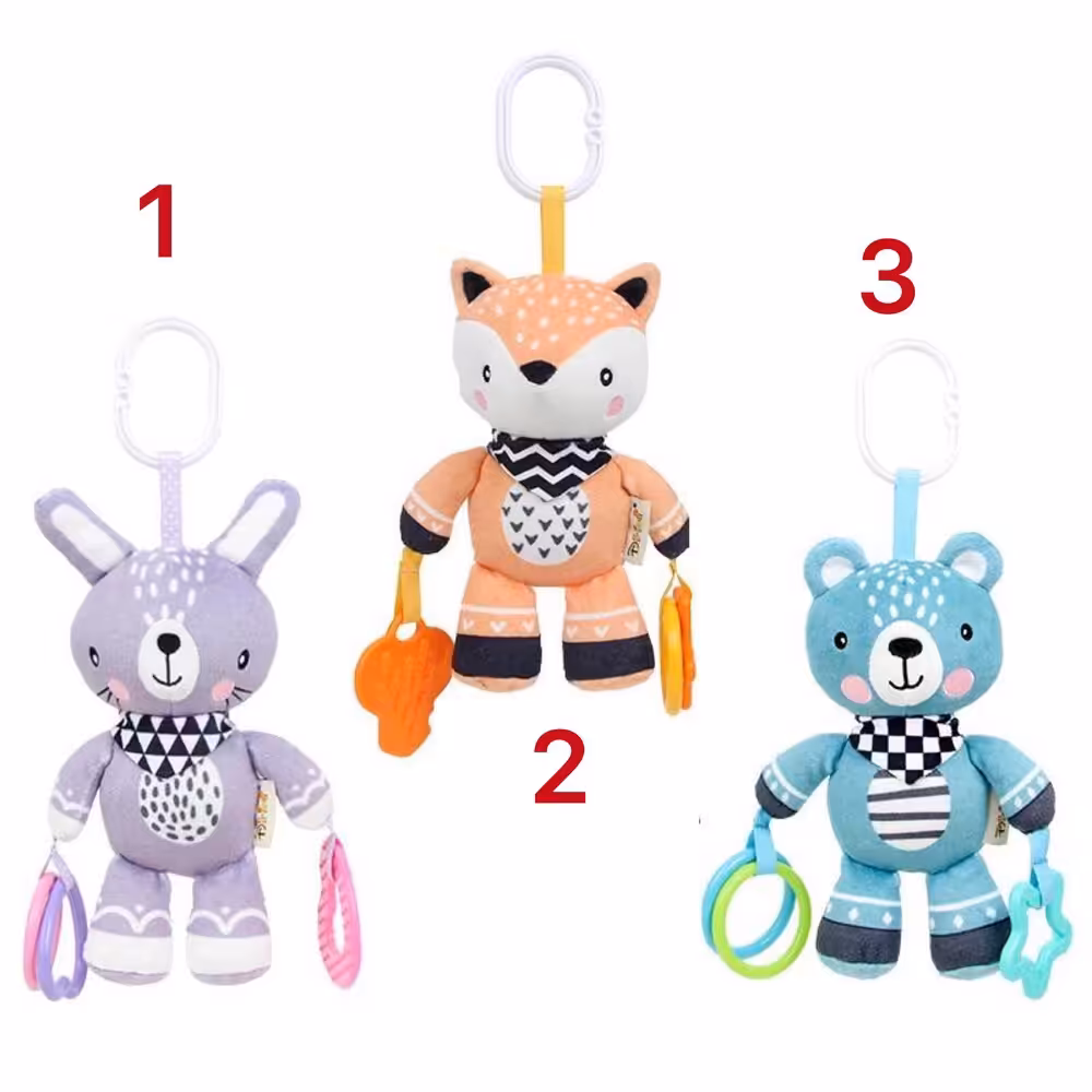 آویز کریر و کالاسکه دندان گیردار طرح حیوانات