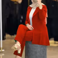 کت شلوار شیک جدید در رنگبندی 