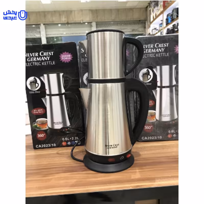 چایی ساز رو همی سیلور کرست استیل