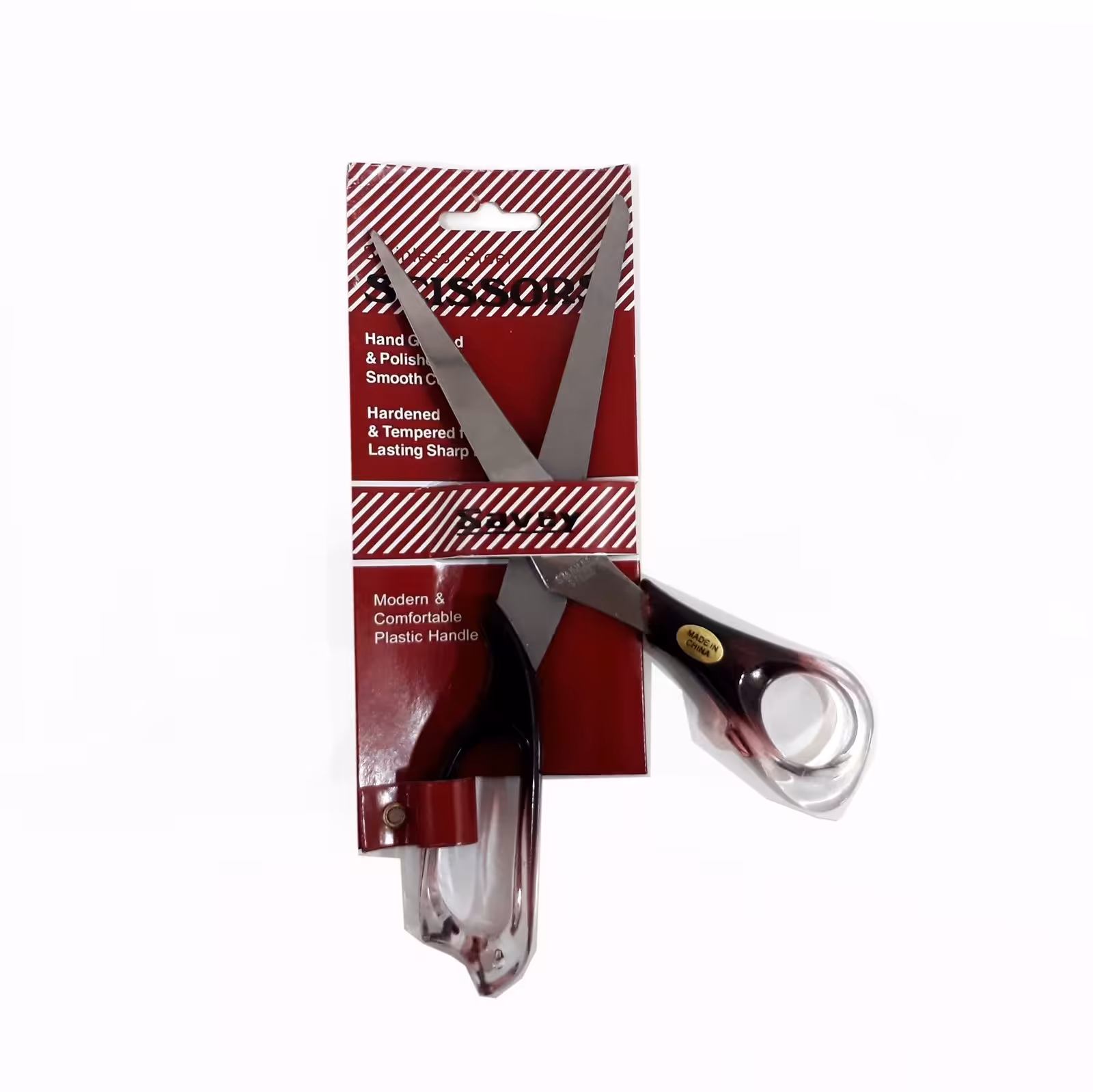 قیچی خیاطی ساوی گارانتی اصالت و سلامت فیزیکی کالا رنگ قهوه ای