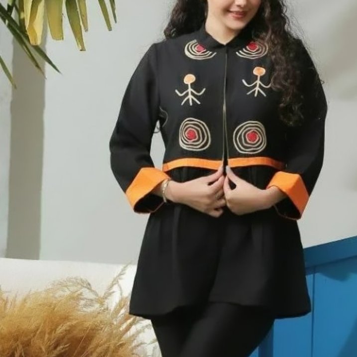 مانتو درجه یک رنگ آجری