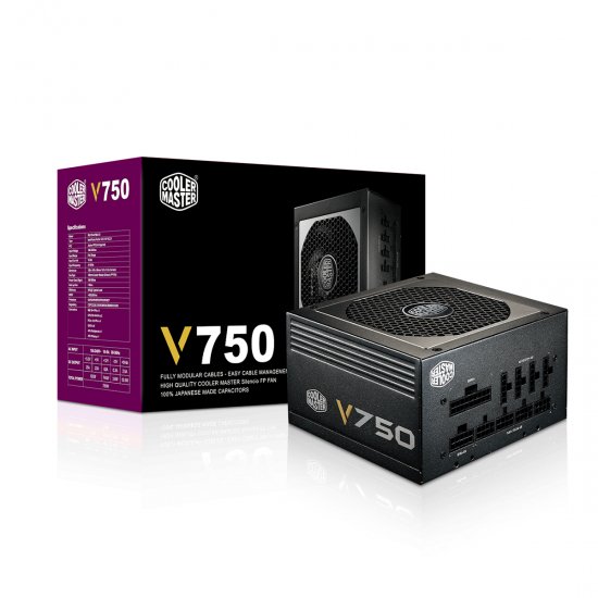 خرید منبع تغذیه Power COOLER MASTER VANGUARD GOLD V750 FULL MODULAR با بهترین قیمت