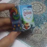 مگنت  مقوایی روغن جامد لادن مینیاتوری  دکوری   لوازم باربی 