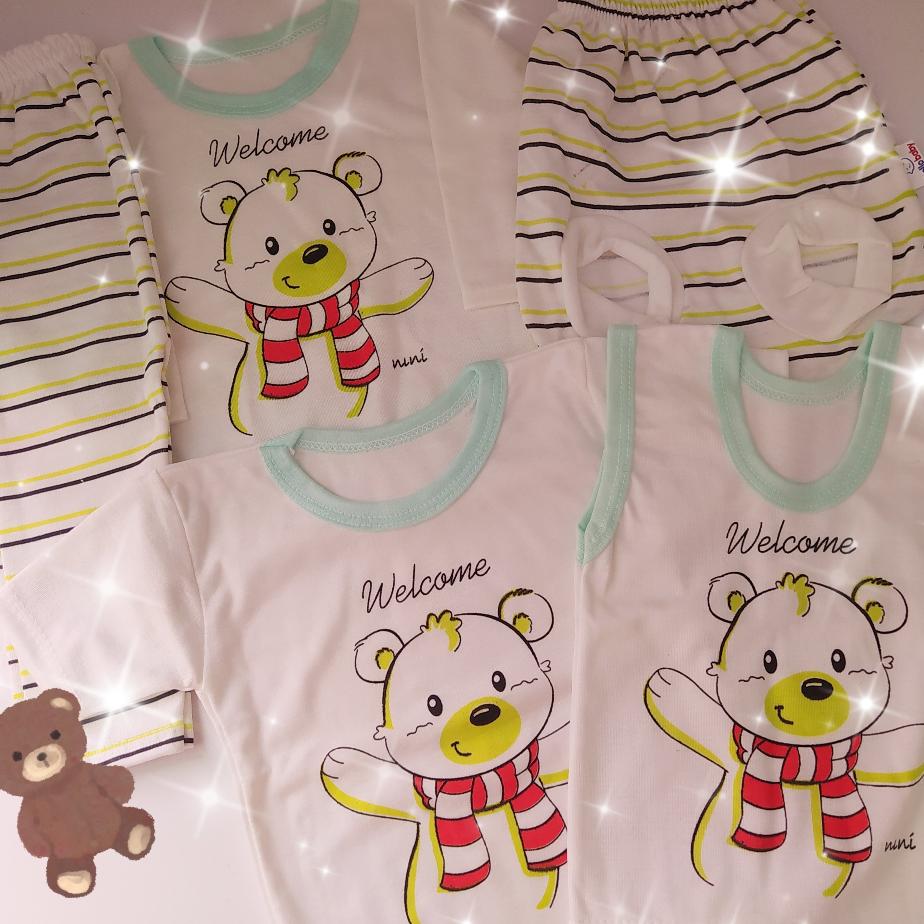 ست پنج تکه نوزادی  اعلاء.سایز0-1-2