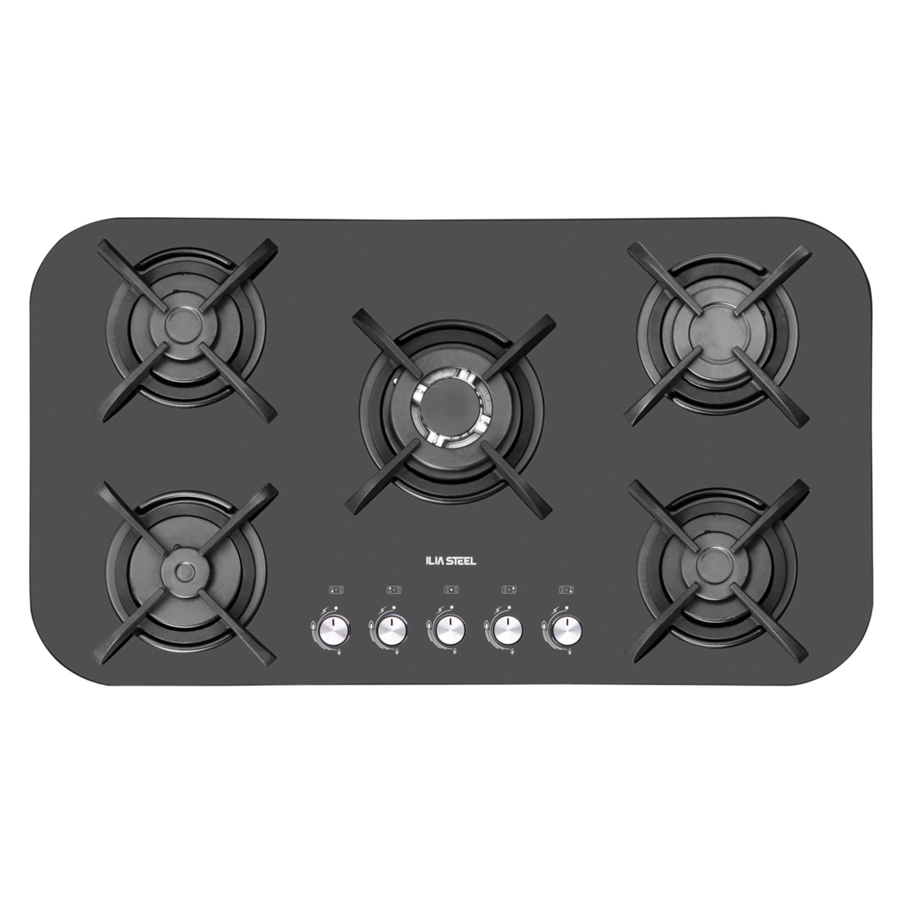 گاز رومیزی 5 شعله ایلیااستیل مدل G-523