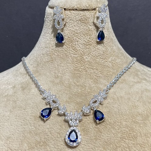 نیم ست نقره 925 زنانه مدل 30708 وزن 15.2 گرم