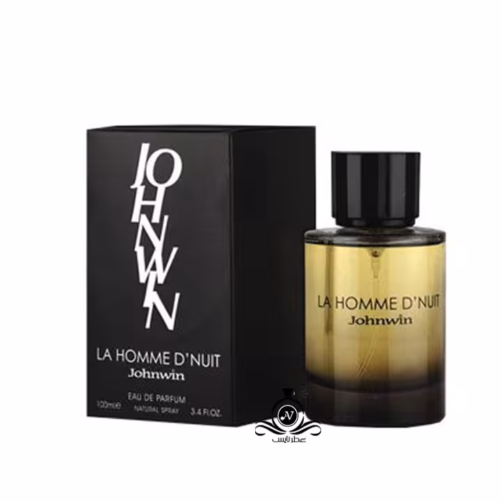 ادکلن مردانه ایو سن لورن لانویت لهوم شرکت جانوین LA HOMM D`NUIT JOHNWIN