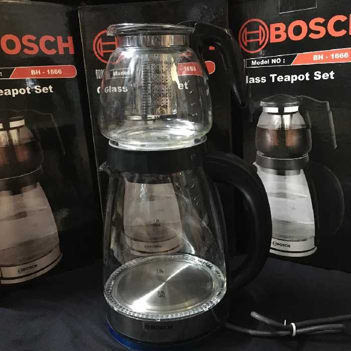 چای ساز روهمی چراغ دار بوش