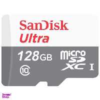 کارت حافظه microSDXC سن دیسک مدل Ultra کلاس 10 استاندارد UHS-I U1 سرعت 100MBps ظرفیت 128 گیگابایت