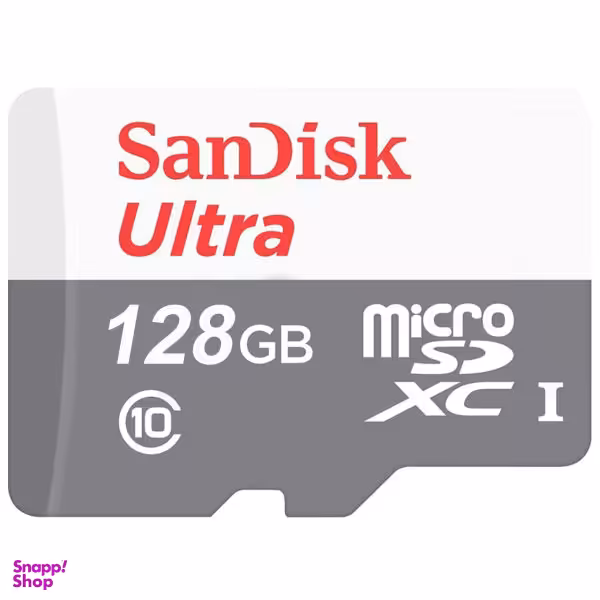 کارت حافظه microSDXC سن دیسک مدل Ultra کلاس 10 استاندارد UHS-I U1 سرعت 100MBps ظرفیت 128 گیگابایت